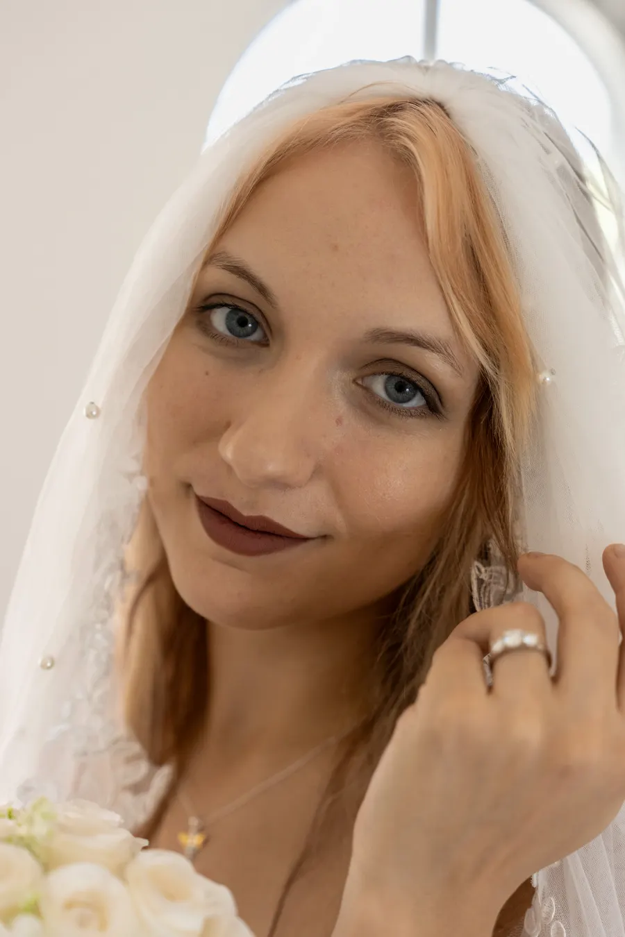 Bridal boudoir portrait