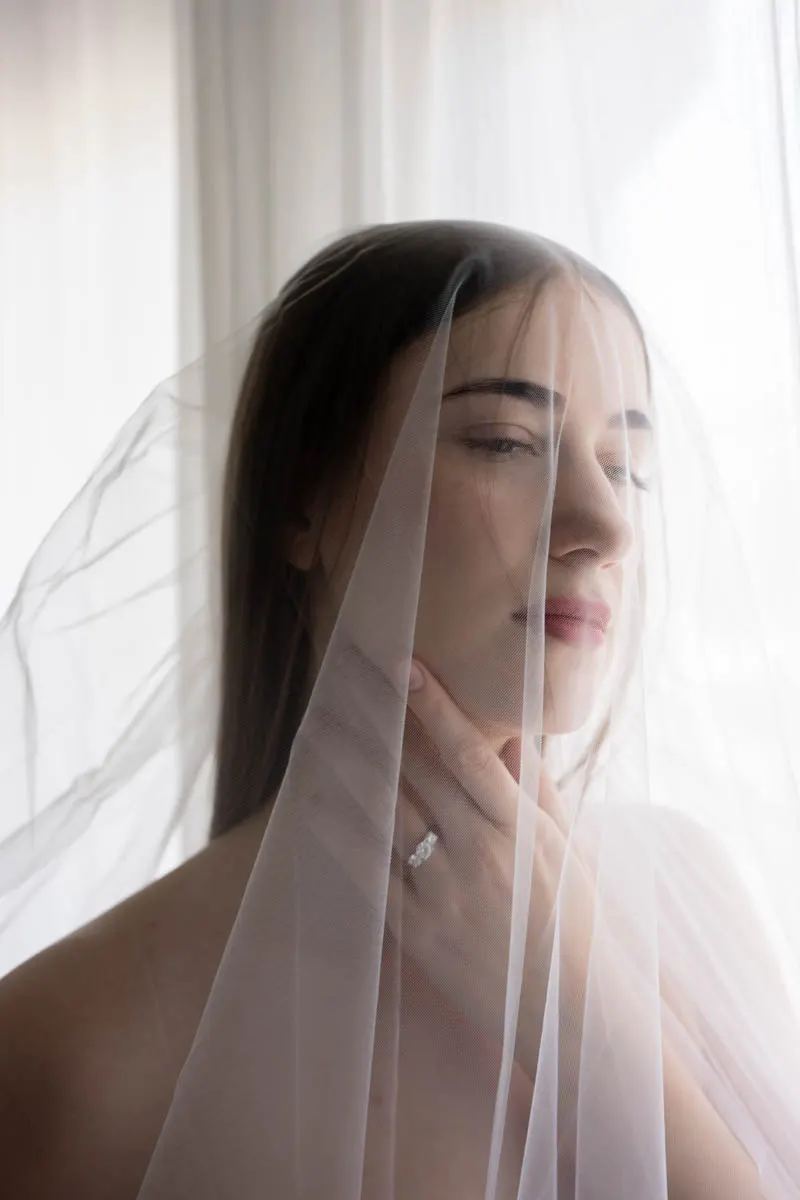 Bridal boudoir portrait