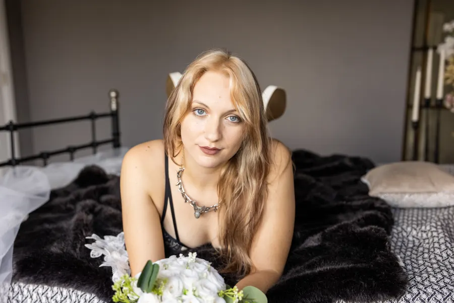 Boudoir portrait