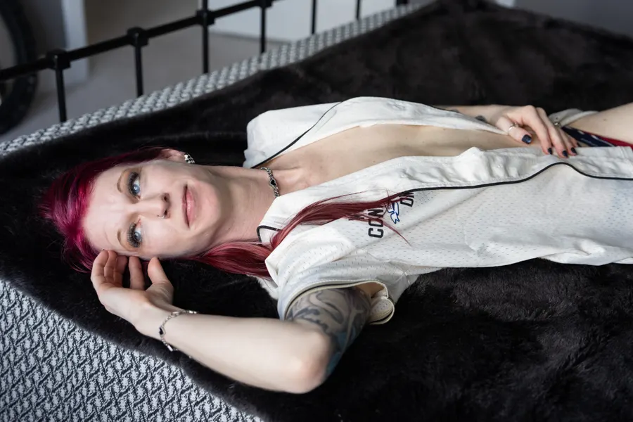 Boudoir portrait