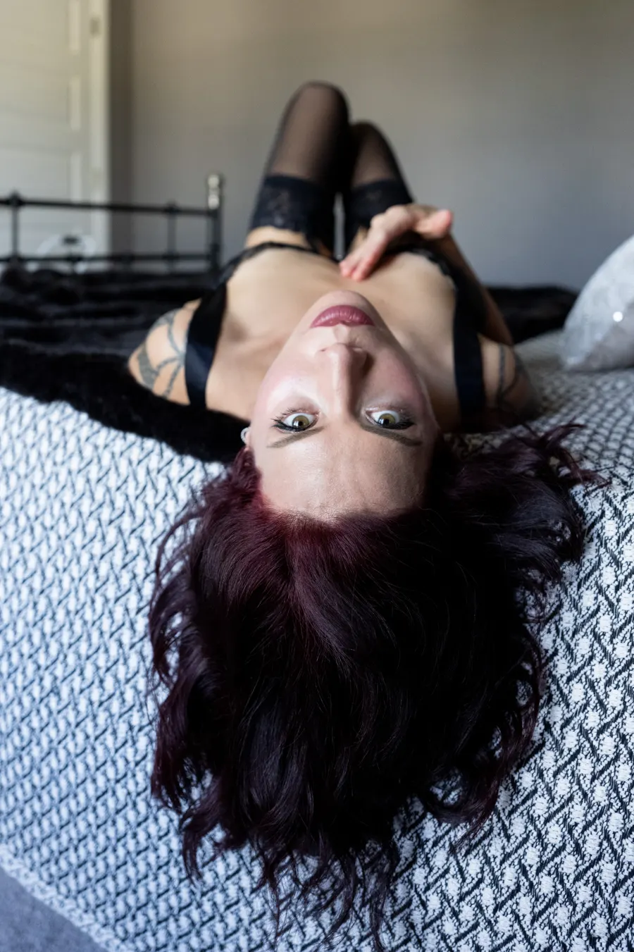 Boudoir portrait